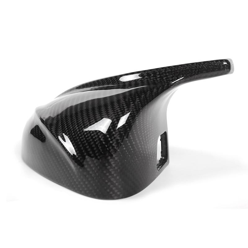 M Style Carbon Fiber Mirror Cap Set - Audi RS3/S3/A3