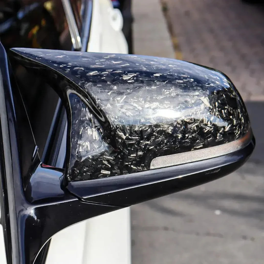 M Style Carbon Fiber Mirror Cap Set - BMW F30 3 Series, F32 4 Series, F22 2 Series