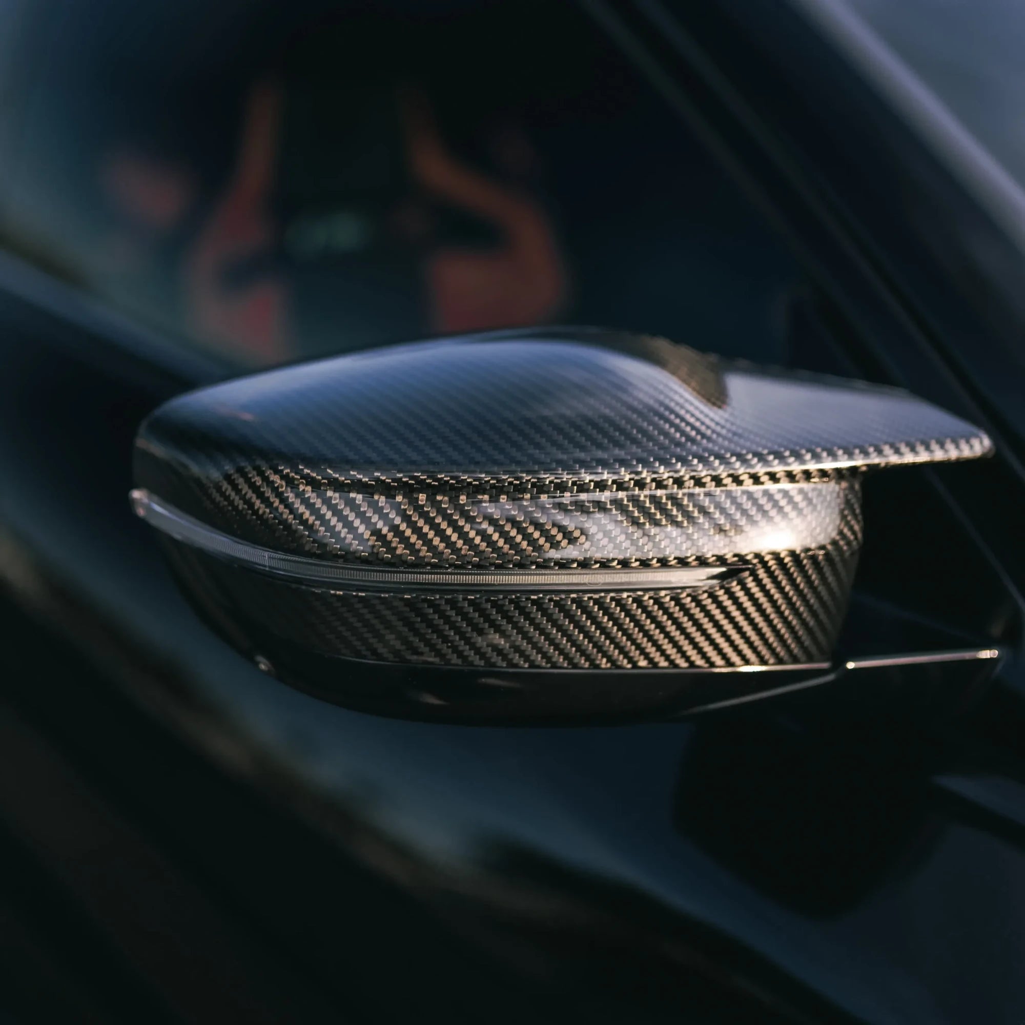 M Style Carbon Fiber Mirror Cap Set - BMW G Chassis