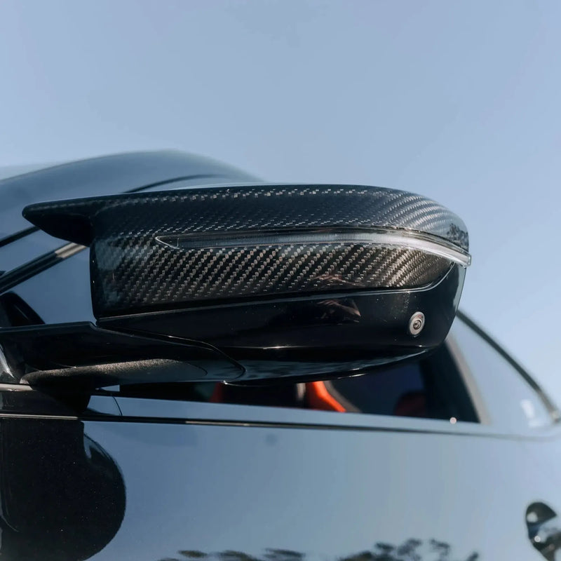 M Style Carbon Fiber Mirror Cap Set - BMW G Chassis