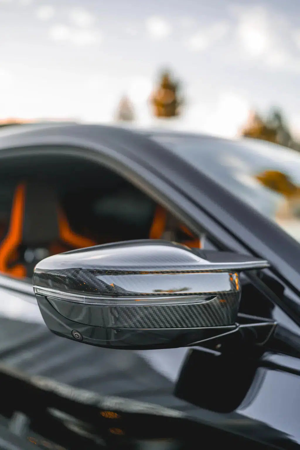M Style Carbon Fiber Mirror Cap Set - BMW G Chassis