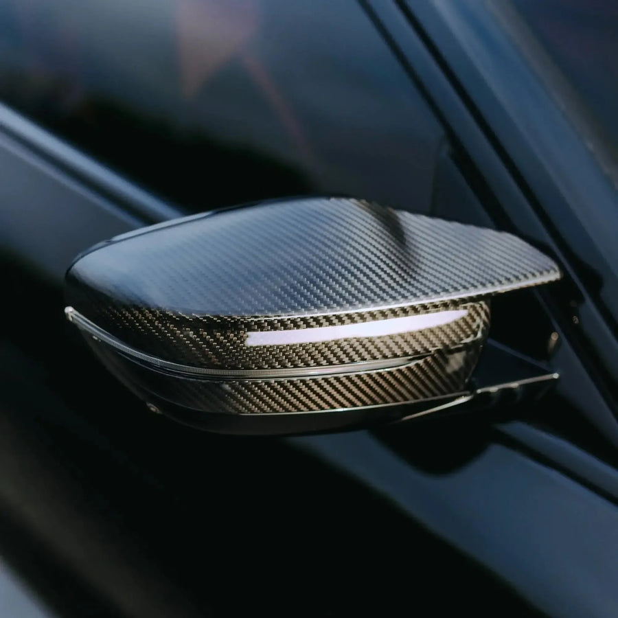 M Style Carbon Fiber Mirror Cap Set