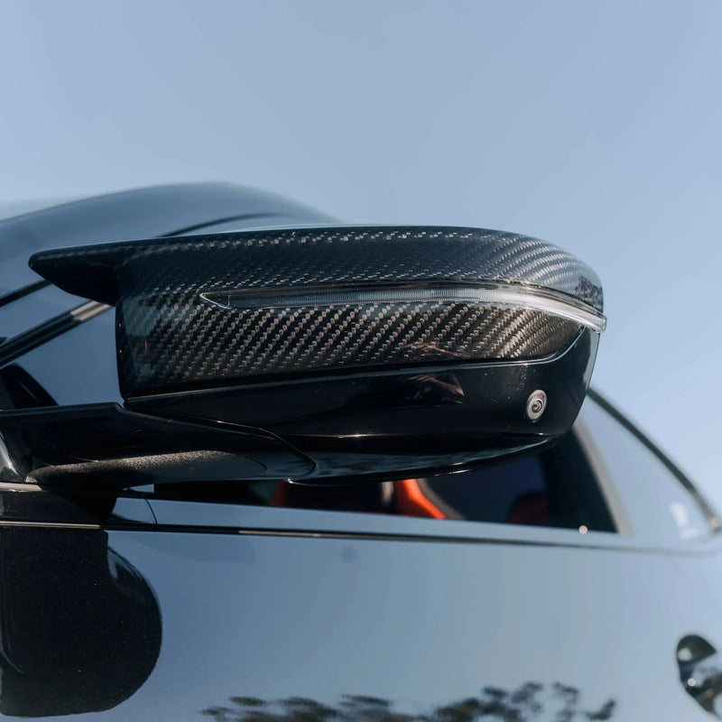 M Style Carbon Fiber Mirror Cap Set - BMW G42 2 Series M240i