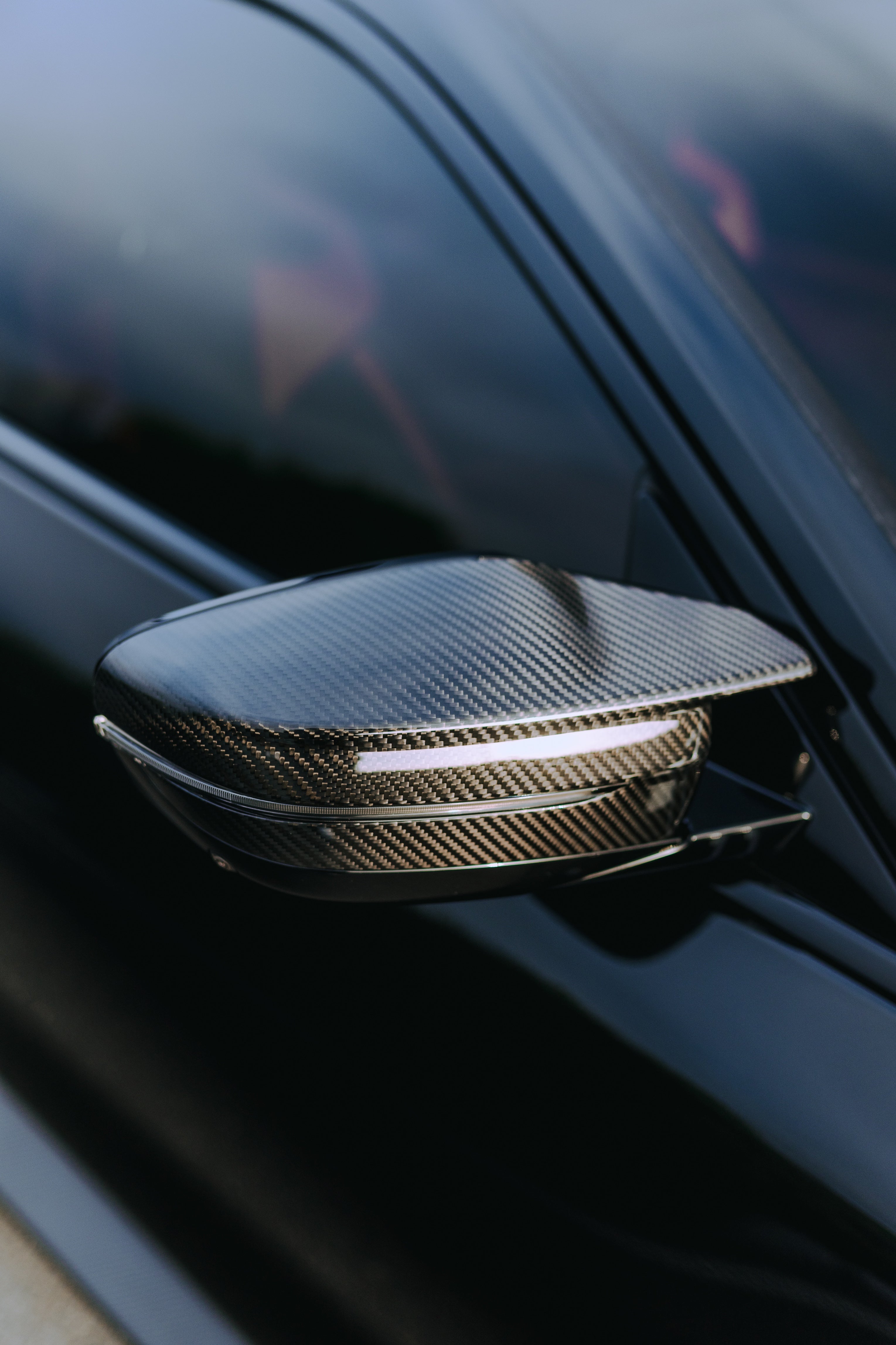 M Style Carbon Fiber Mirror Cap Set - BMW G42 2 Series M240i