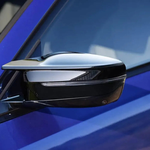 M Style Gloss Black Mirror Cap Set - BMW G Chassis