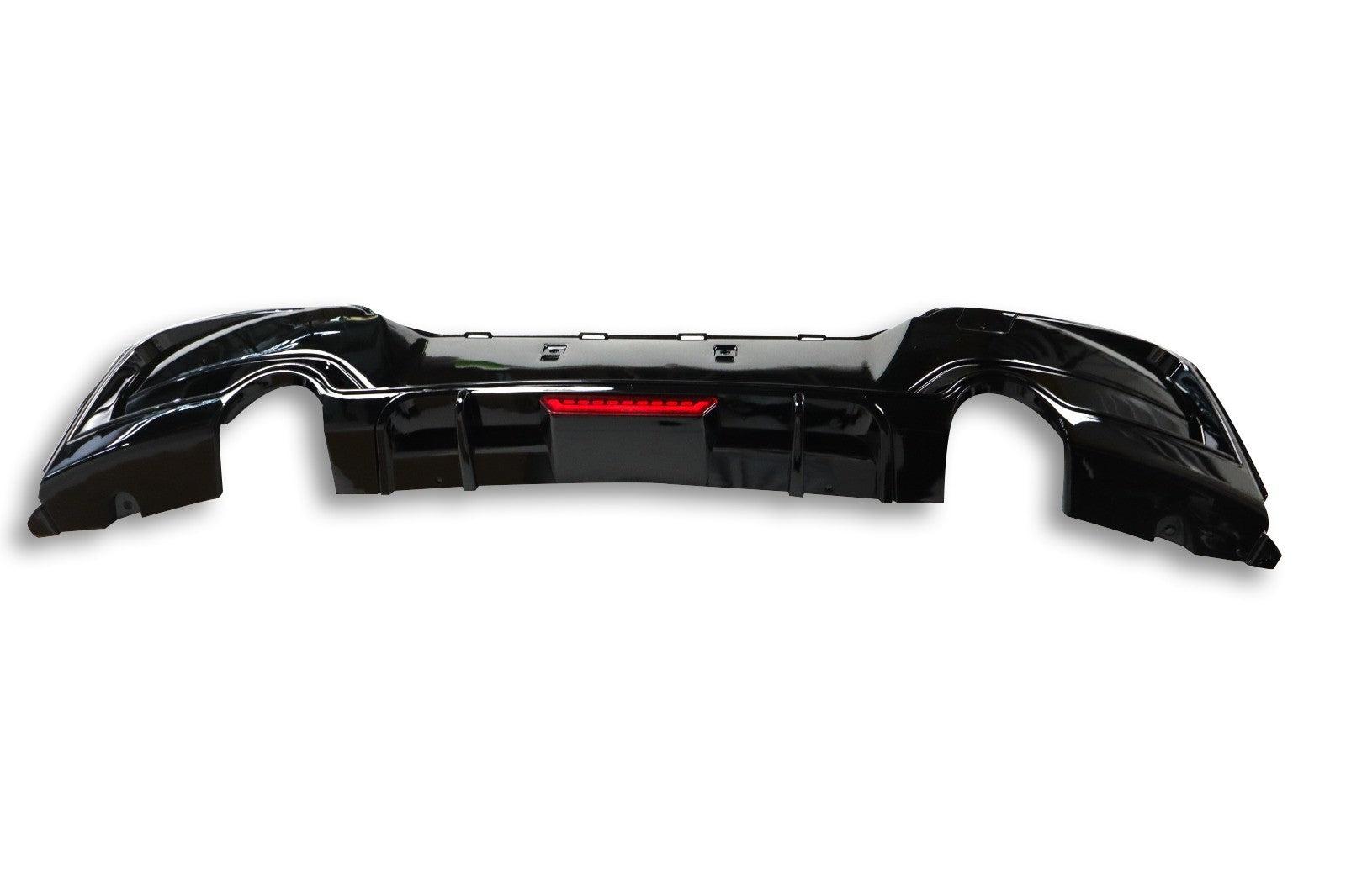 M Tech ABS Rear Diffuser w/ Brake Light - BMW F20 1 Series