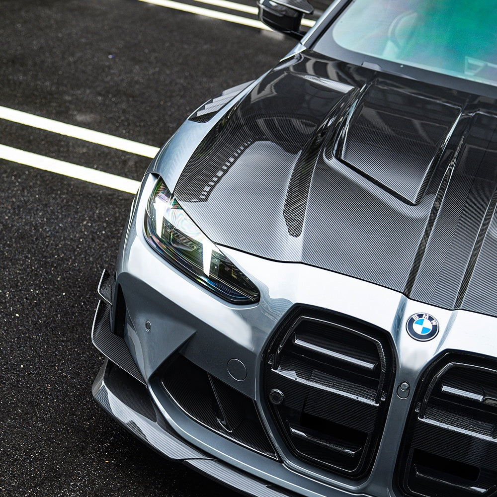 SQ Style Carbon Fiber Front Hood - BMW G80 M3 & G82/G83 M4