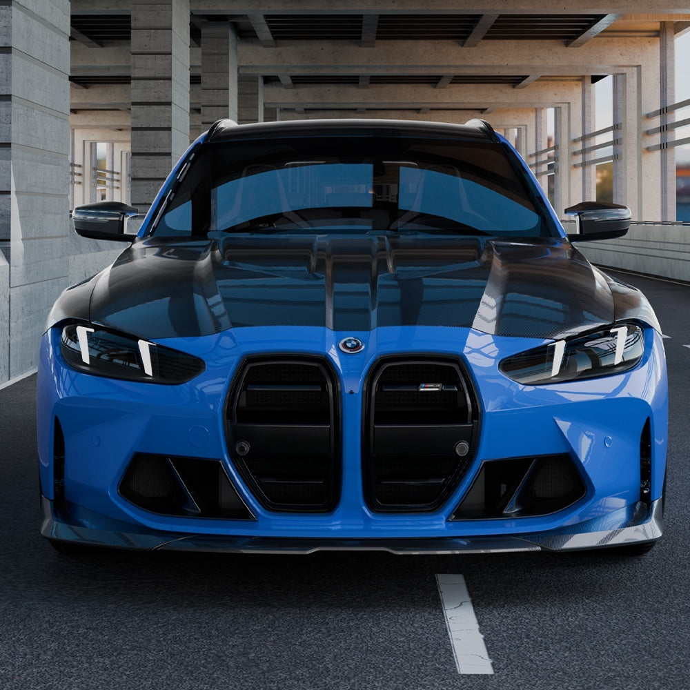 SQ Style Carbon Fiber Front Hood - BMW G80 M3 & G82/G83 M4