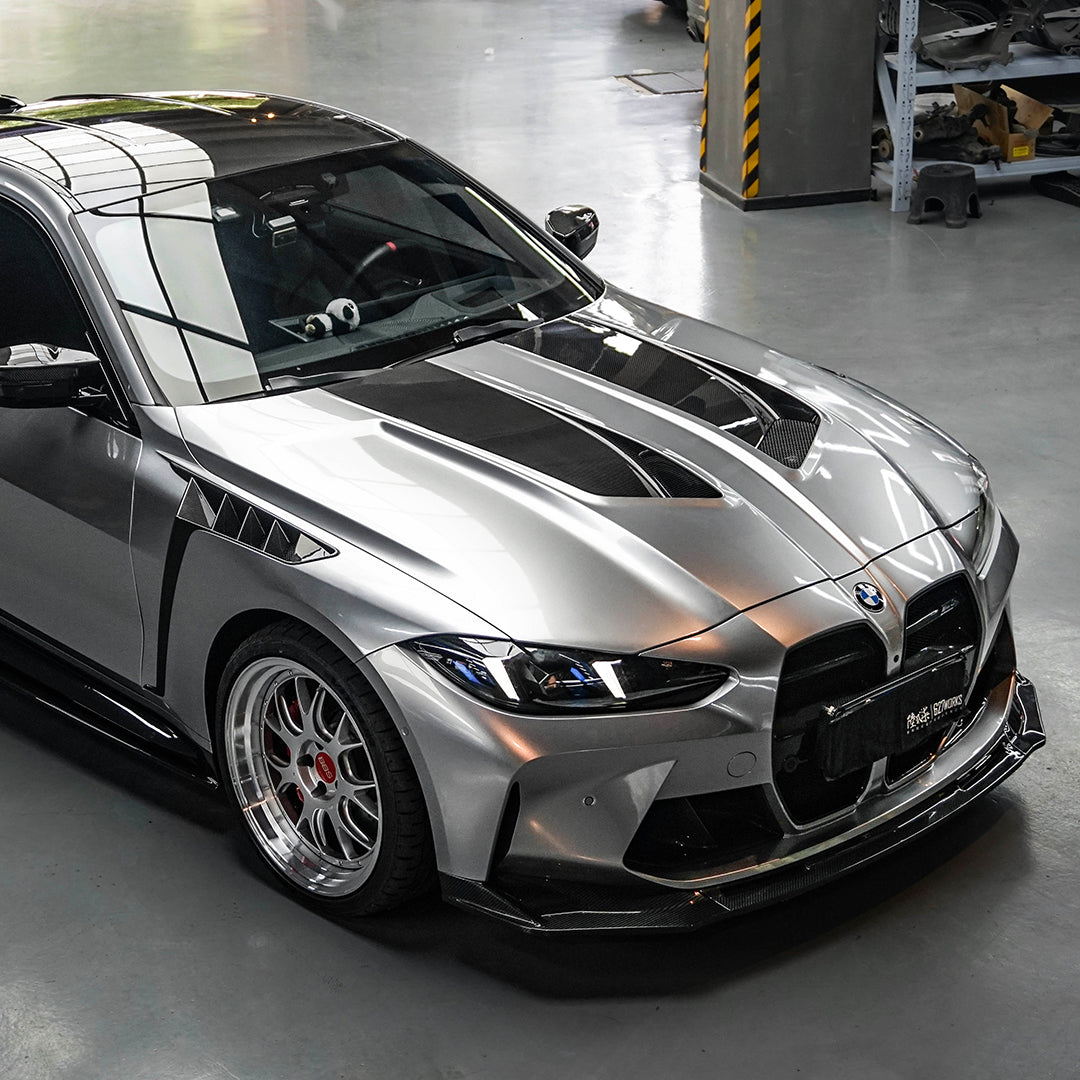 SQ Style Carbon Fiber Front Hood - BMW G80 M3 & G82/G83 M4