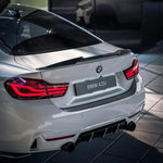 M4 Style Carbon Fiber Trunk Spoiler - BMW F32 / F33 / F36 4 Series