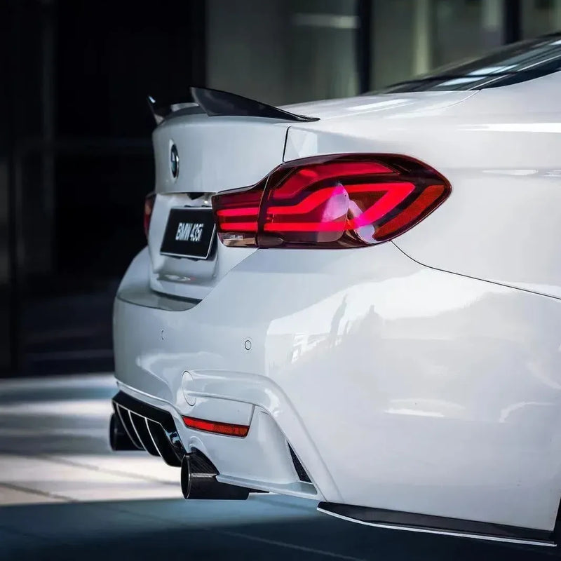 M4 Style Carbon Fiber Trunk Spoiler - BMW F32 / F33 / F36 4 Series