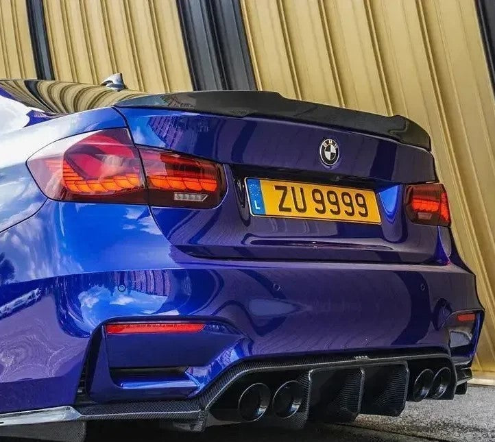 M4 Style Carbon Fiber Trunk Spoiler - BMW F80 M3 & F30 3 Series