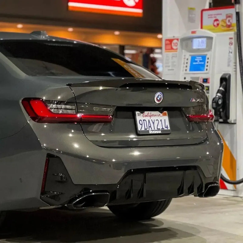 M4 Style Carbon Fiber Trunk Spoiler - BMW G80 M3 & G20 3 Series