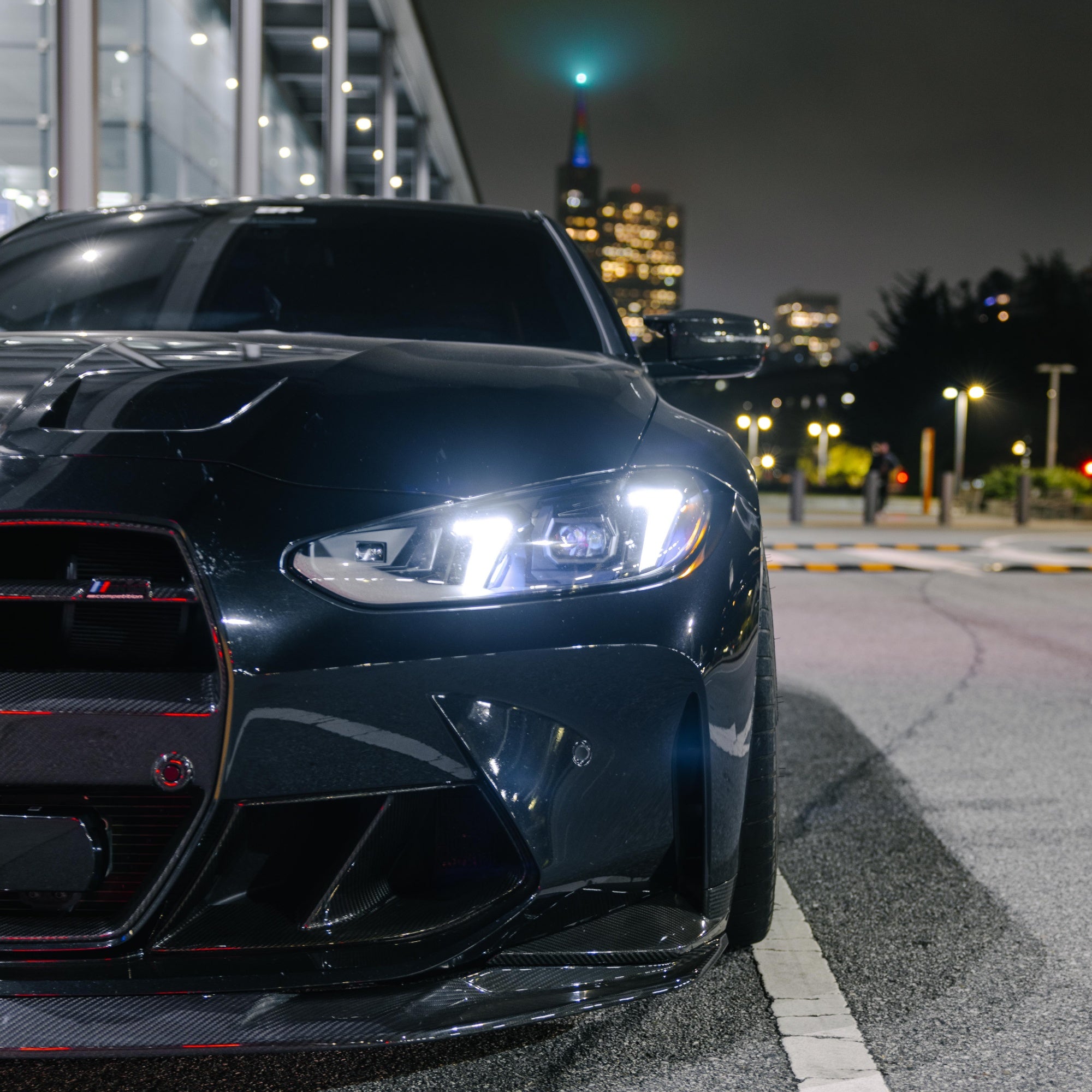 Snake Eye LCI Style LED Headlight with White/Yellow DRL - BMW G80 M3, G82 M4 & G22 4 Series