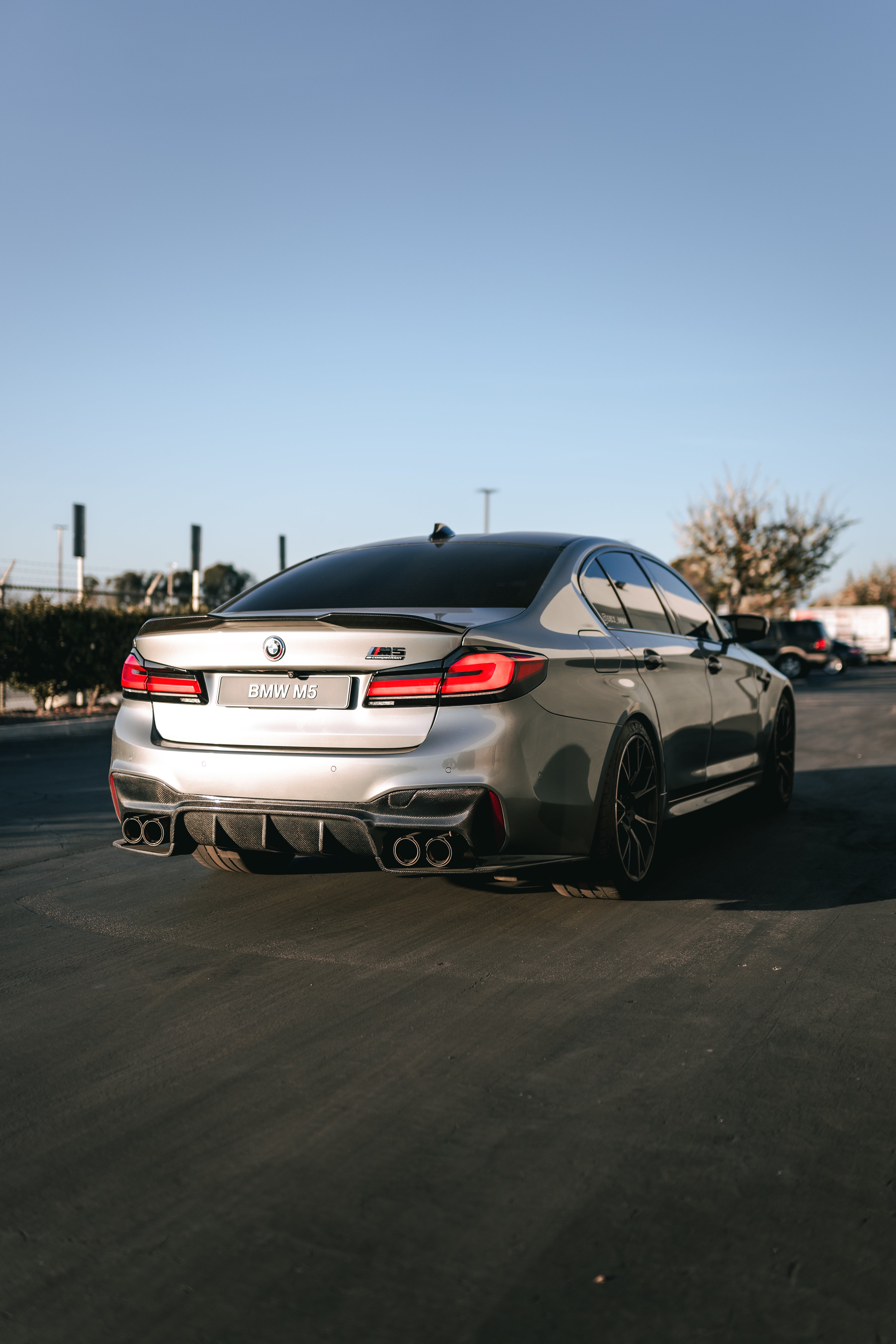 MP PRO Style Carbon Fiber Trunk Spoiler - BMW F90 M5 & G30 5 Series