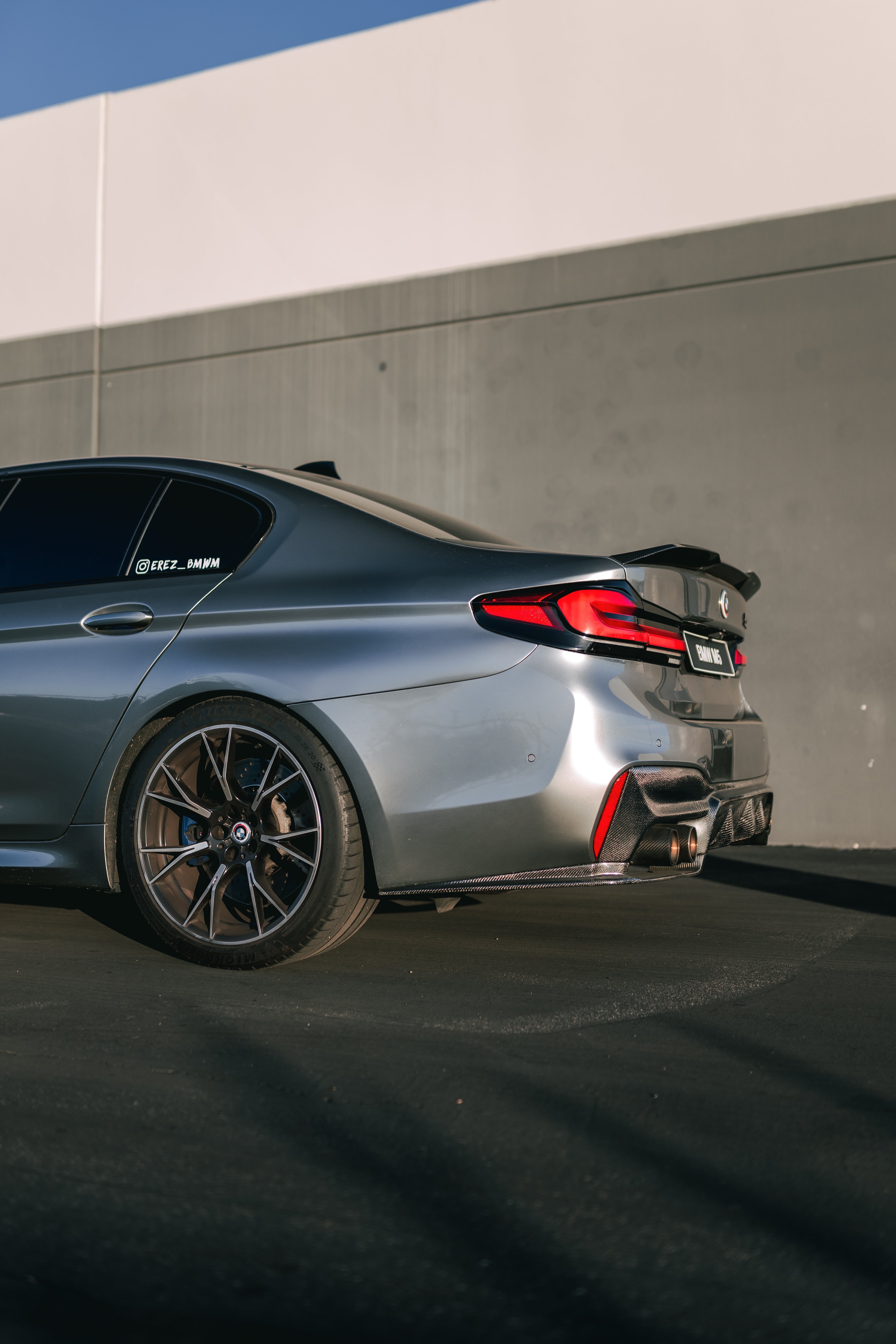 MP PRO Style Carbon Fiber Trunk Spoiler - BMW F90 M5 & G30 5 Series