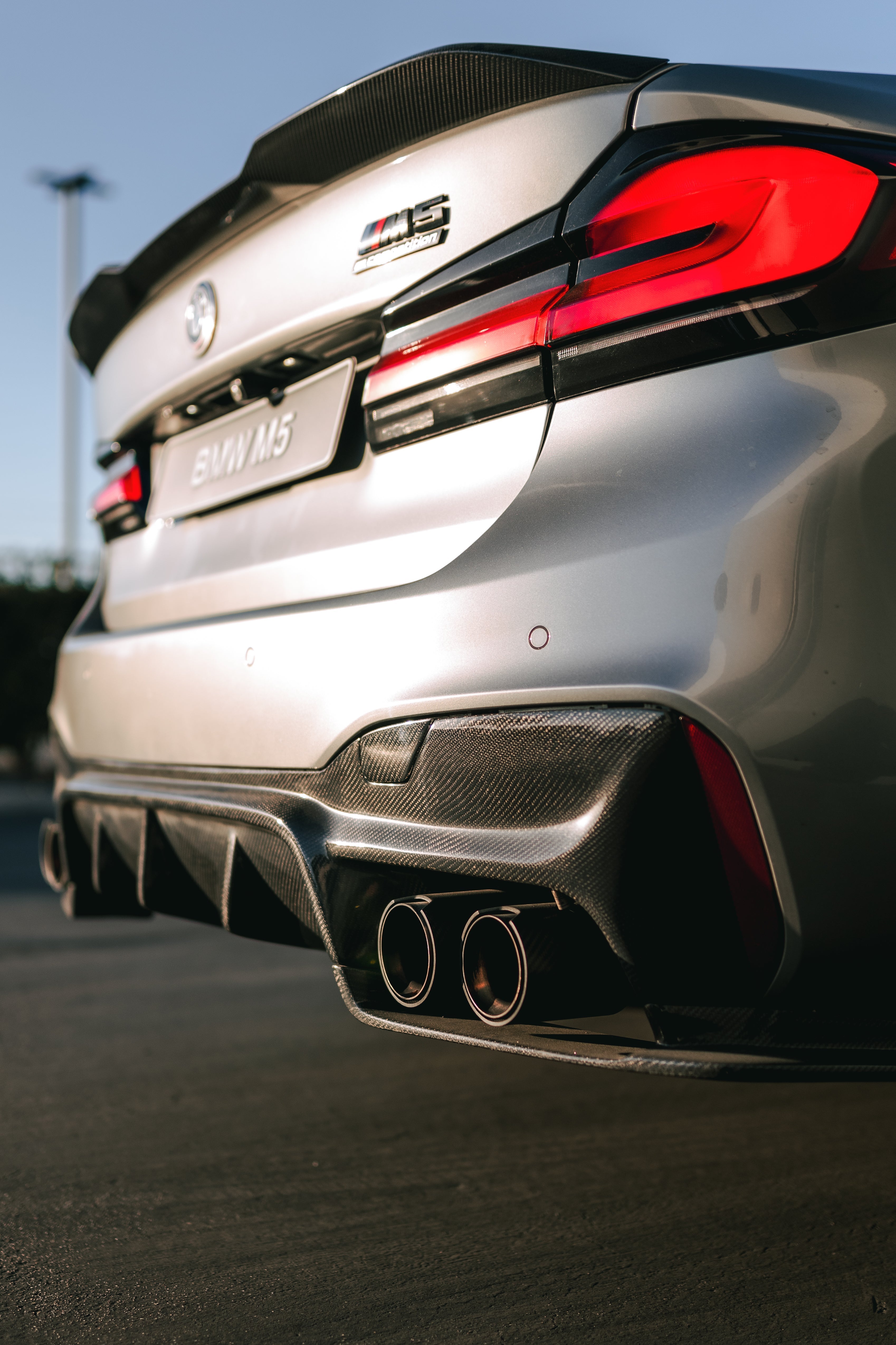 MP PRO Style Carbon Fiber Trunk Spoiler - BMW F90 M5 & G30 5 Series