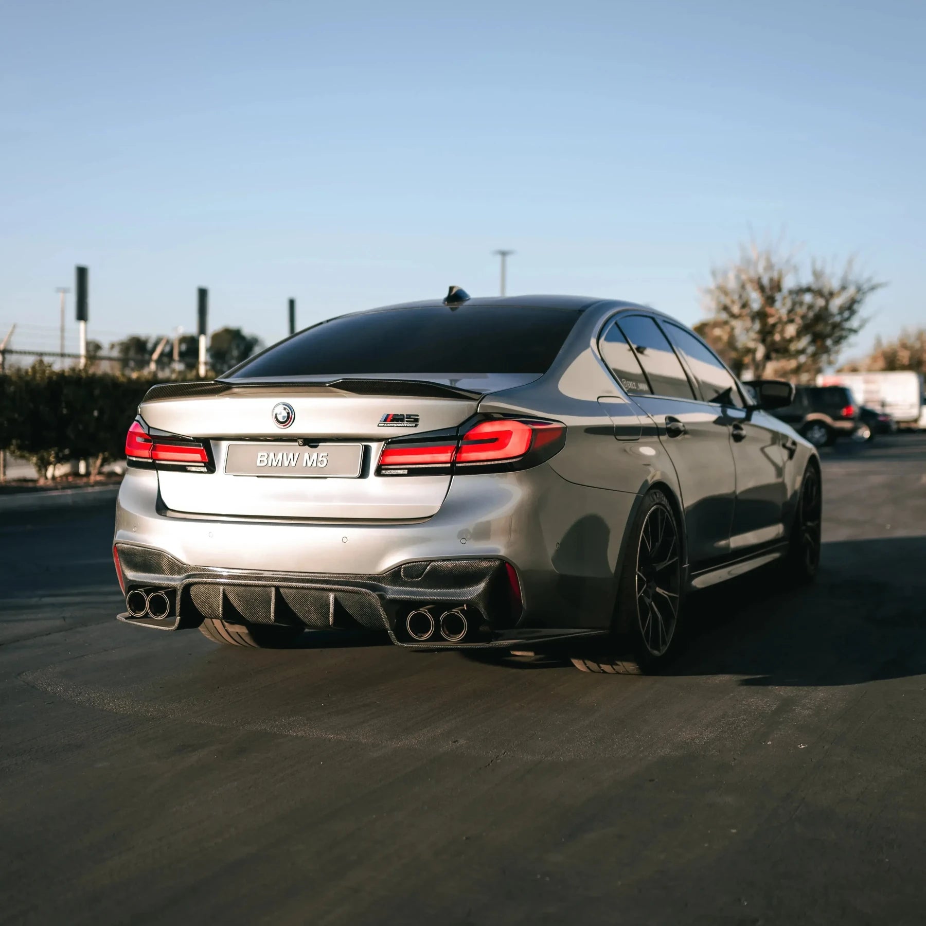 MP PRO V1 Style Carbon Fiber Trunk Spoiler - BMW F90 M5 & G30 5 Series