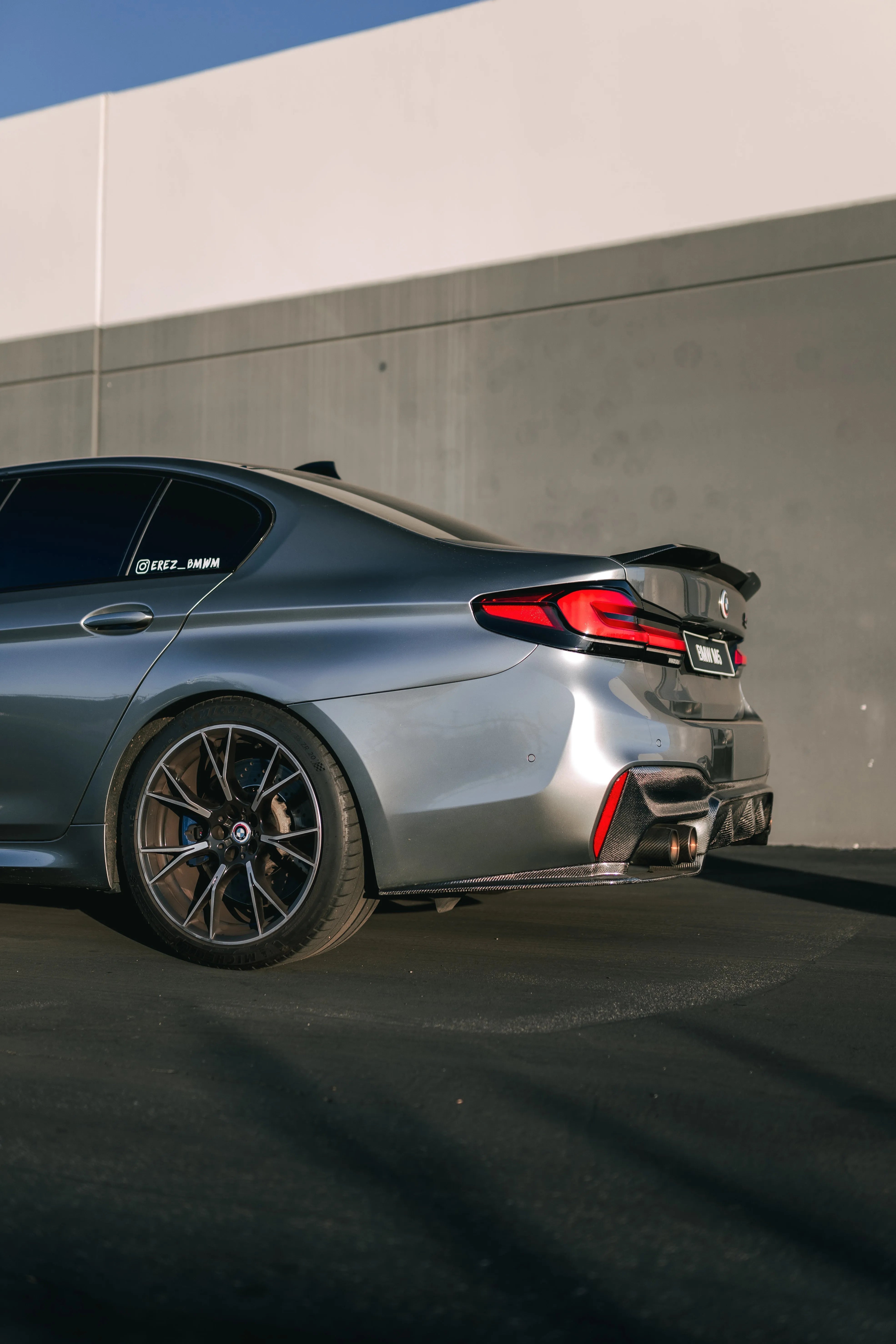 MP PRO V1 Style Carbon Fiber Trunk Spoiler - BMW F90 M5 & G30 5 Series