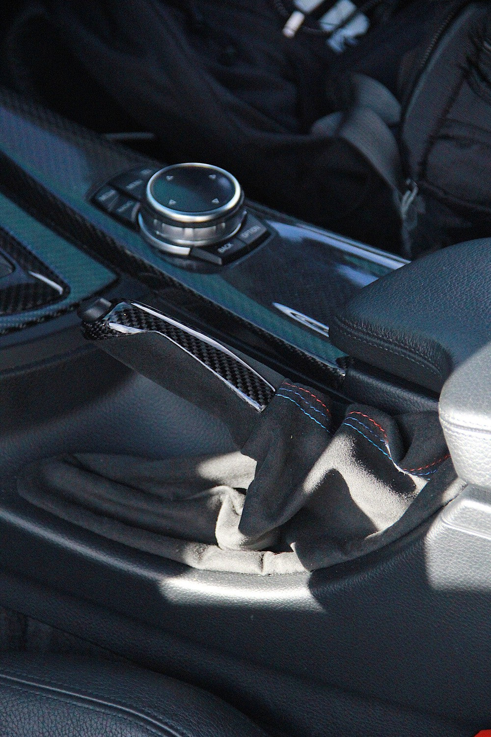 MP Style Carbon Fiber & Alcantara E Brake Handle & Boot - BMW F Chassis