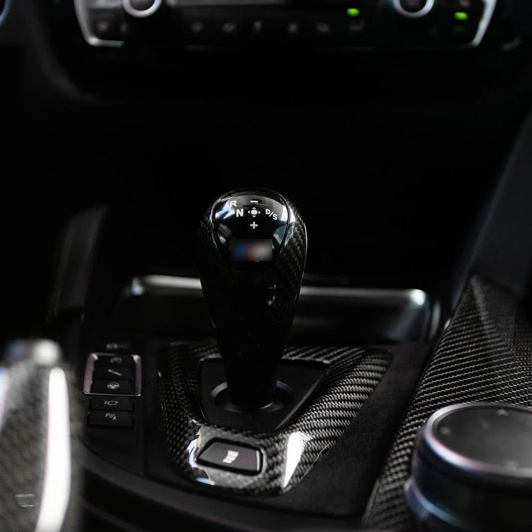 MP Style Carbon Fiber & Alcantara Gear Shift Frame - BMW M F Chassis