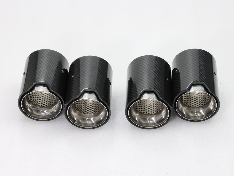 MP Style Carbon Fiber Exhaust Tip Set - BMW F80 M3, F82/F83 M4 & F82 M2