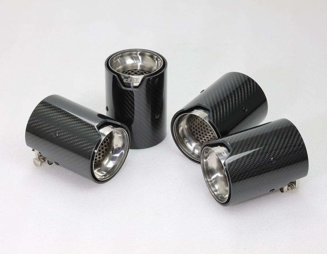 MP Style Carbon Fiber Exhaust Tip Set - BMW G80 M3, G82/G83 M4 & G87 M2