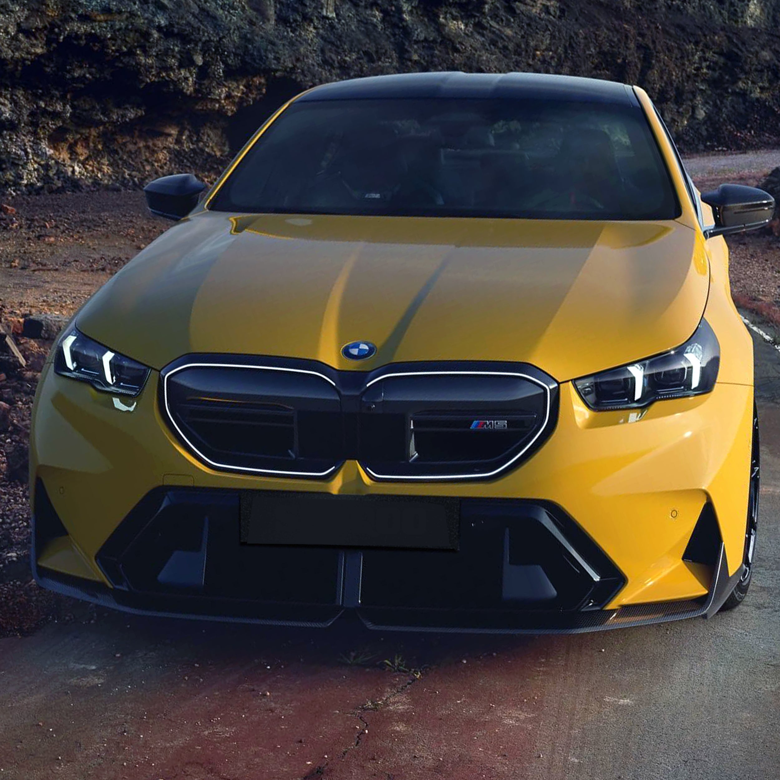 MP Style Carbon Fiber Front Lip - BMW G90 M5