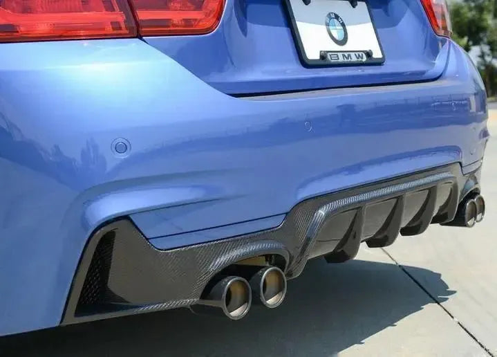 MP Style Carbon Fiber Rear Diffuser - BMW F32 / F33 / F36 4 Series