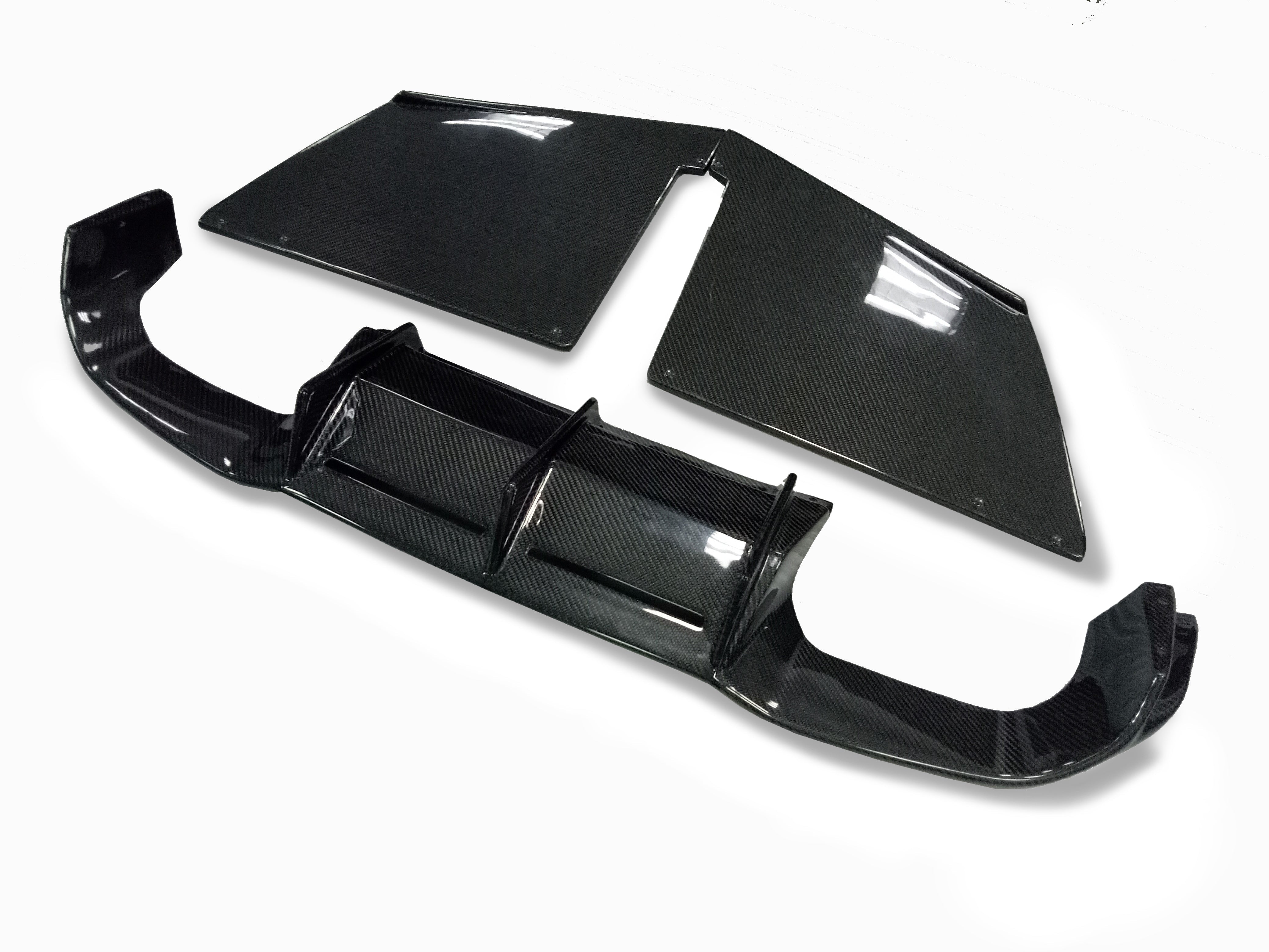 MP Style Carbon Fiber Rear Diffuser - BMW F87 M2 & M2C