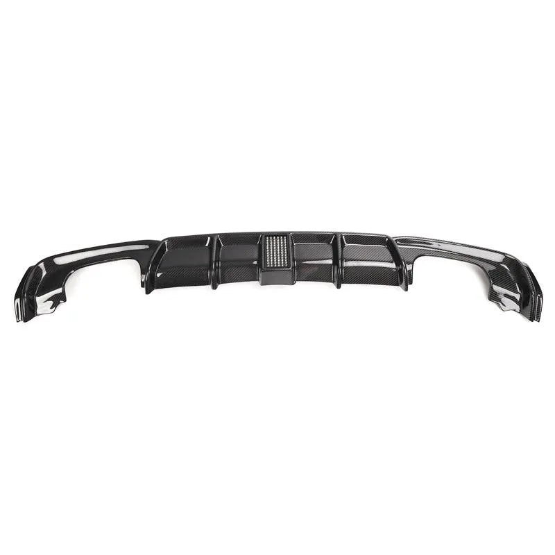 MP Style Carbon Fiber Rear Diffuser w/ Brake Light - BMW F30 3 Series