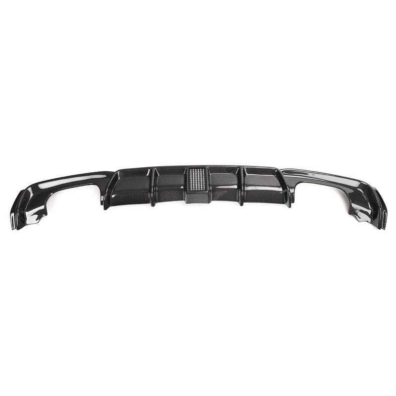 MP Style Carbon Fiber Rear Diffuser w/ Brake Light - BMW F30 3 Series