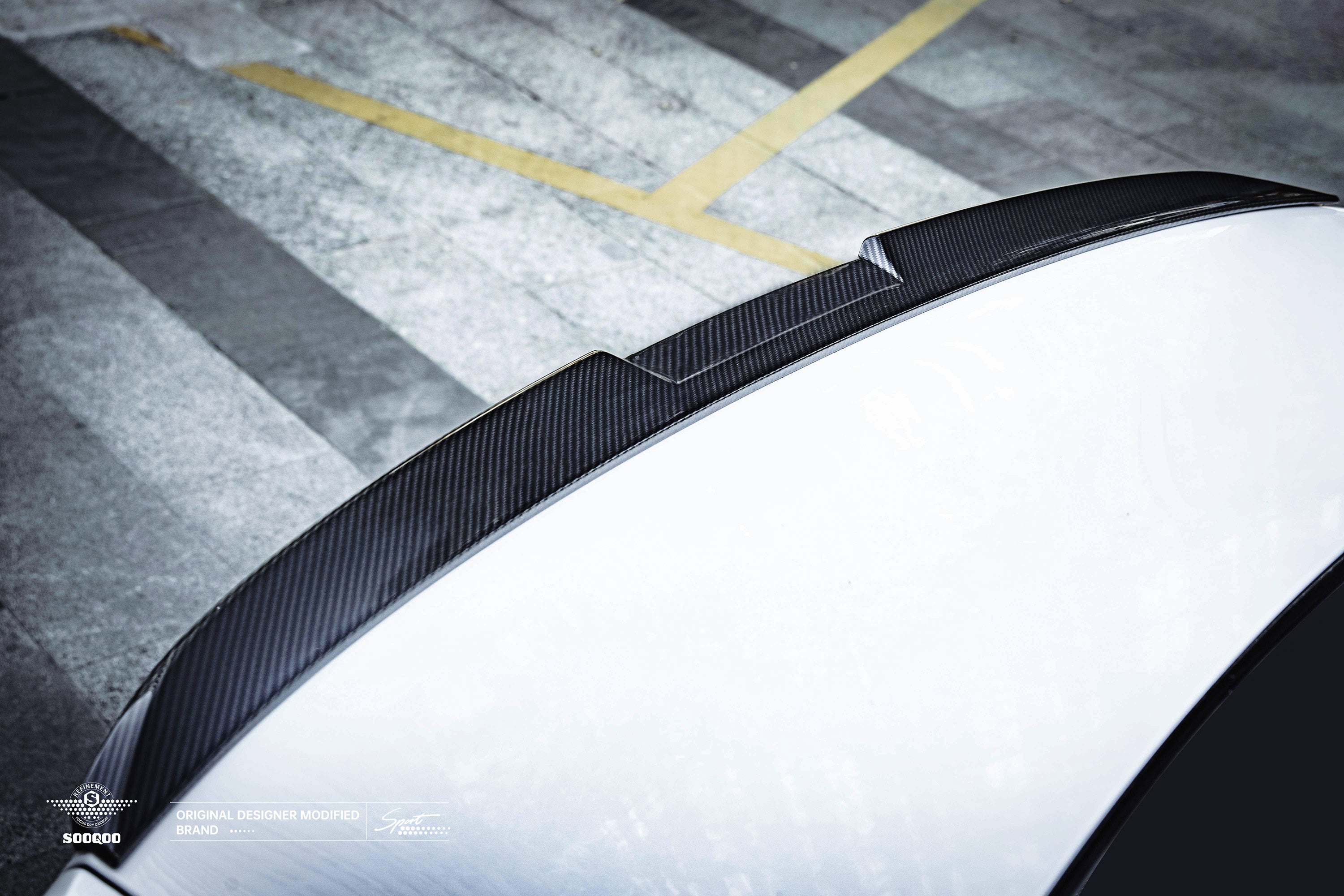 MP Style Carbon Fiber Rear Spoiler - BMW G90 M5