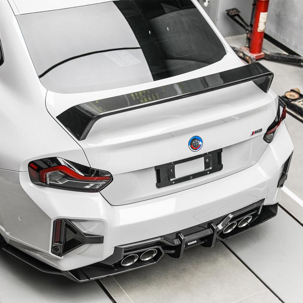 MP Style Carbon Fiber Rear Wing - BMW G87 M2