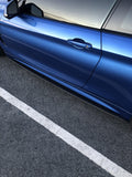 M Performance Style Extended Carbon Fiber Side Skirts - BMW F32 / F33 / F36 4 Series
