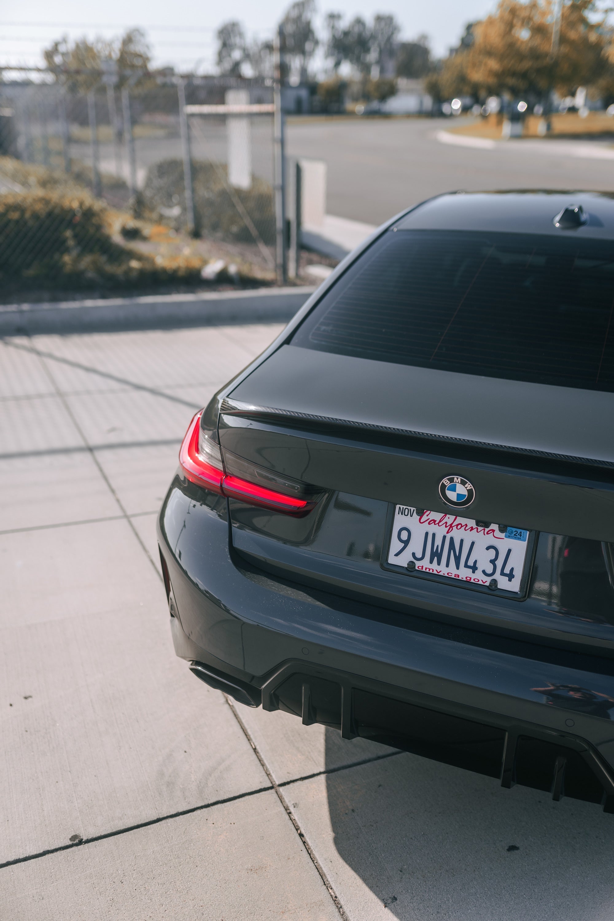 MP Style Carbon Fiber Trunk Spoiler - BMW G80 M3 & G20 3 Series