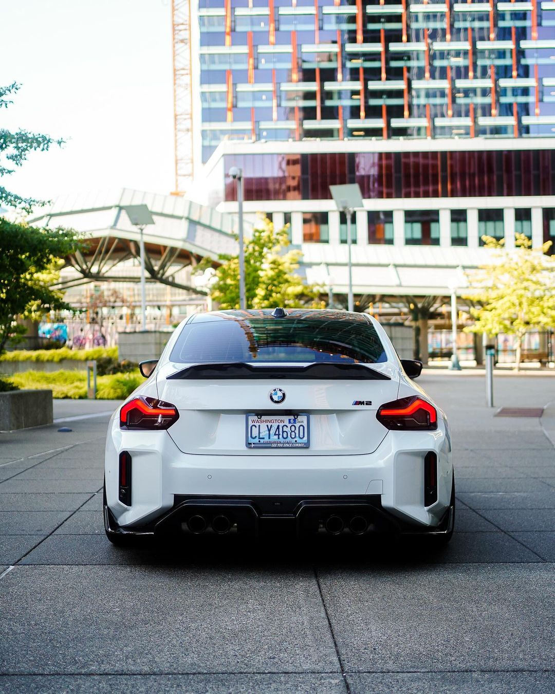 MP Style Carbon Fiber Trunk Spoiler - BMW G87 M2 & G42 2 Series