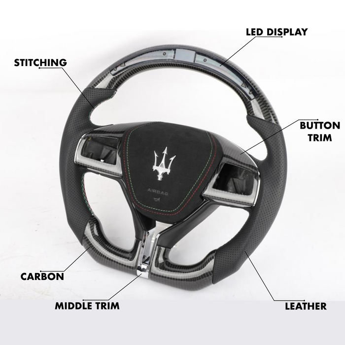 Maserati Base Style - Full Custom Steering Wheel