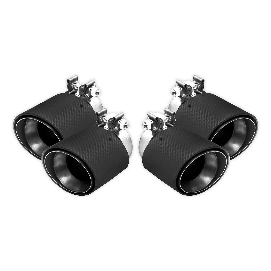 OEM Style Carbon Fiber Exhaust Tips - BMW G90/G99 M5