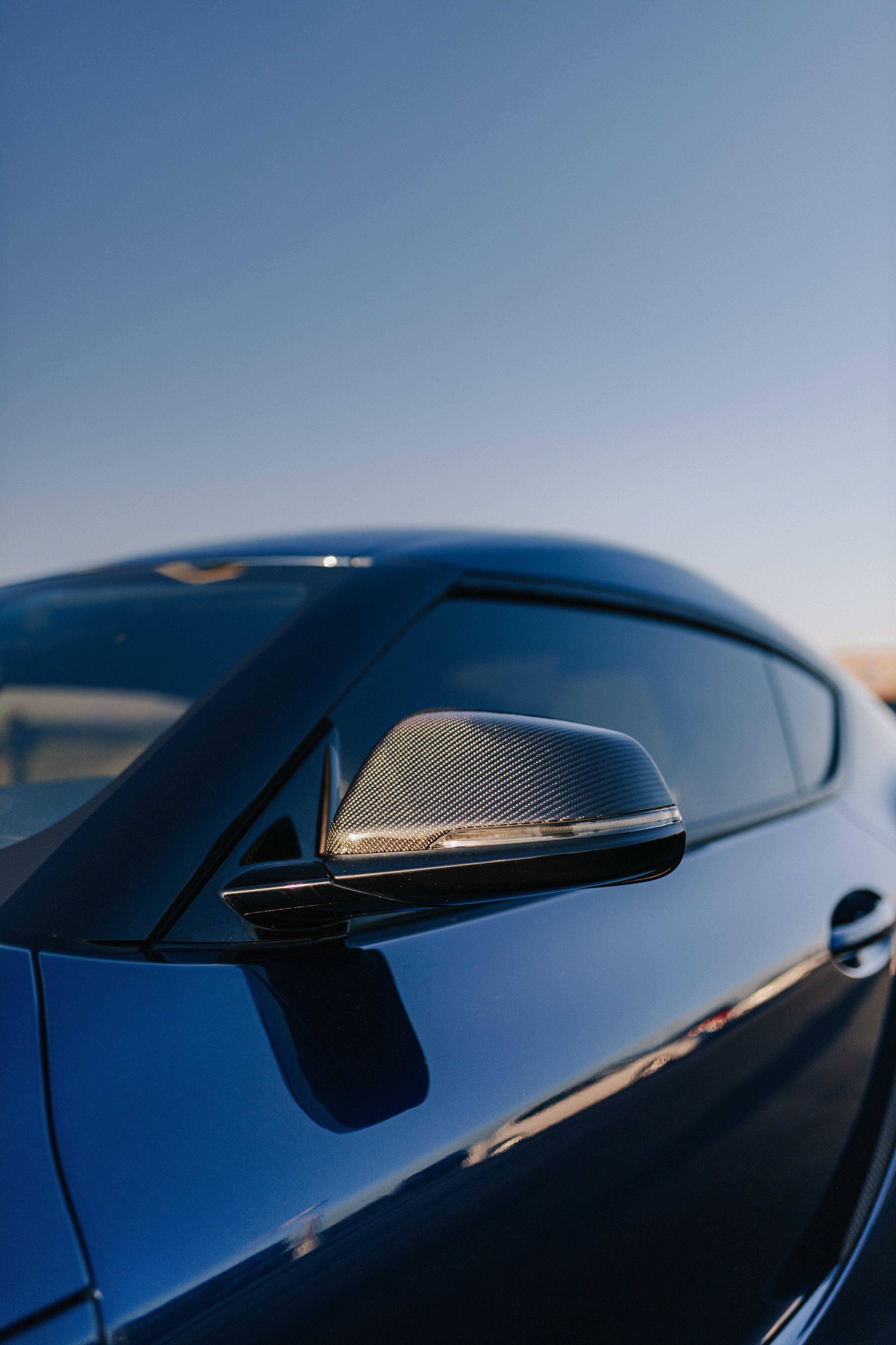 OEM Style Carbon Fiber Mirror Cap Set - Toyota A90 GR Supra