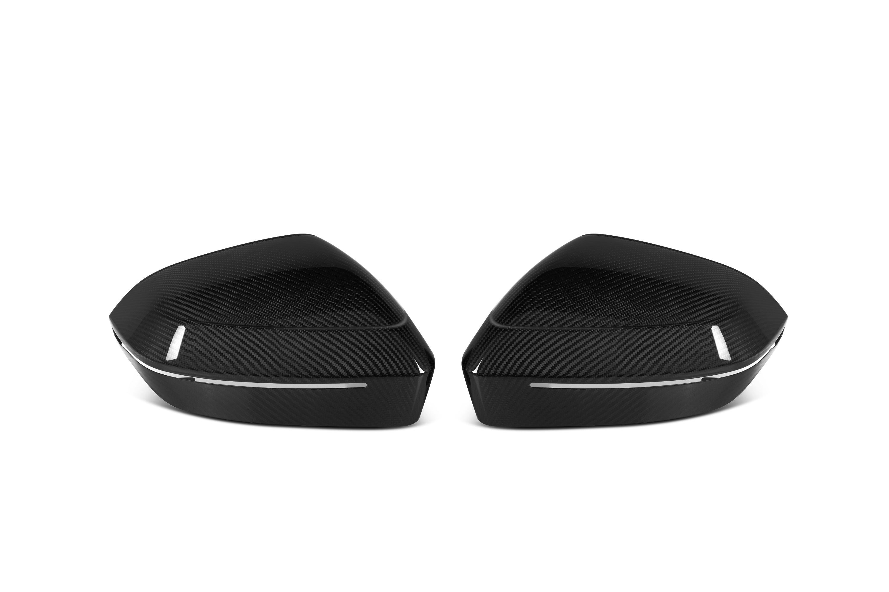 OEM Style Carbon Fiber Mirror Caps - BMW G60 5 Series & G70 7 Series