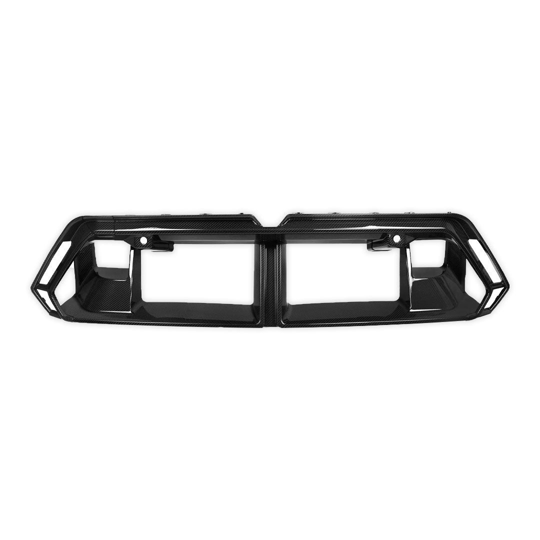 OEM Style Dry Carbon Fiber Front Bumper Center Trim - BMW G90/G99 M5
