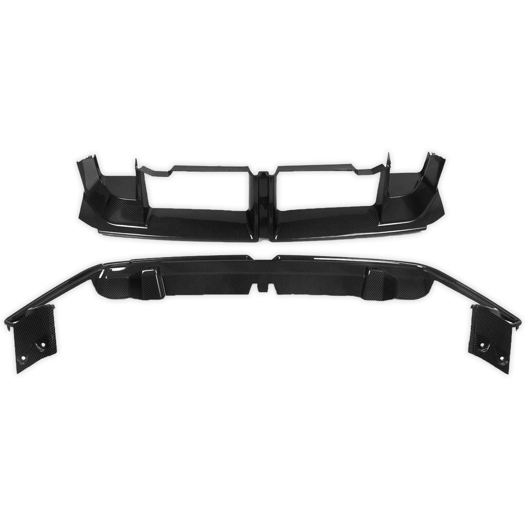 OEM Style Dry Carbon Fiber Front Bumper Center Trim - BMW G90/G99 M5