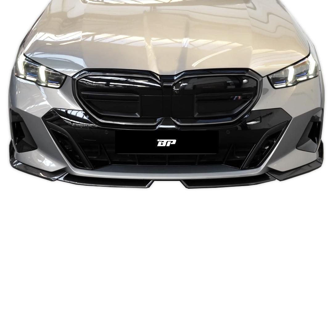P Style Carbon Fiber Front Lip - BMW G60 5 Series M-Sport