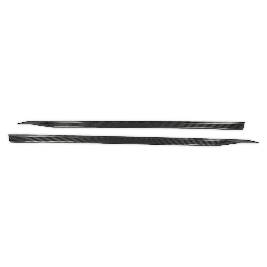 P Style Carbon Fiber Side Skirt - BMW G60 5 Series M-Sport