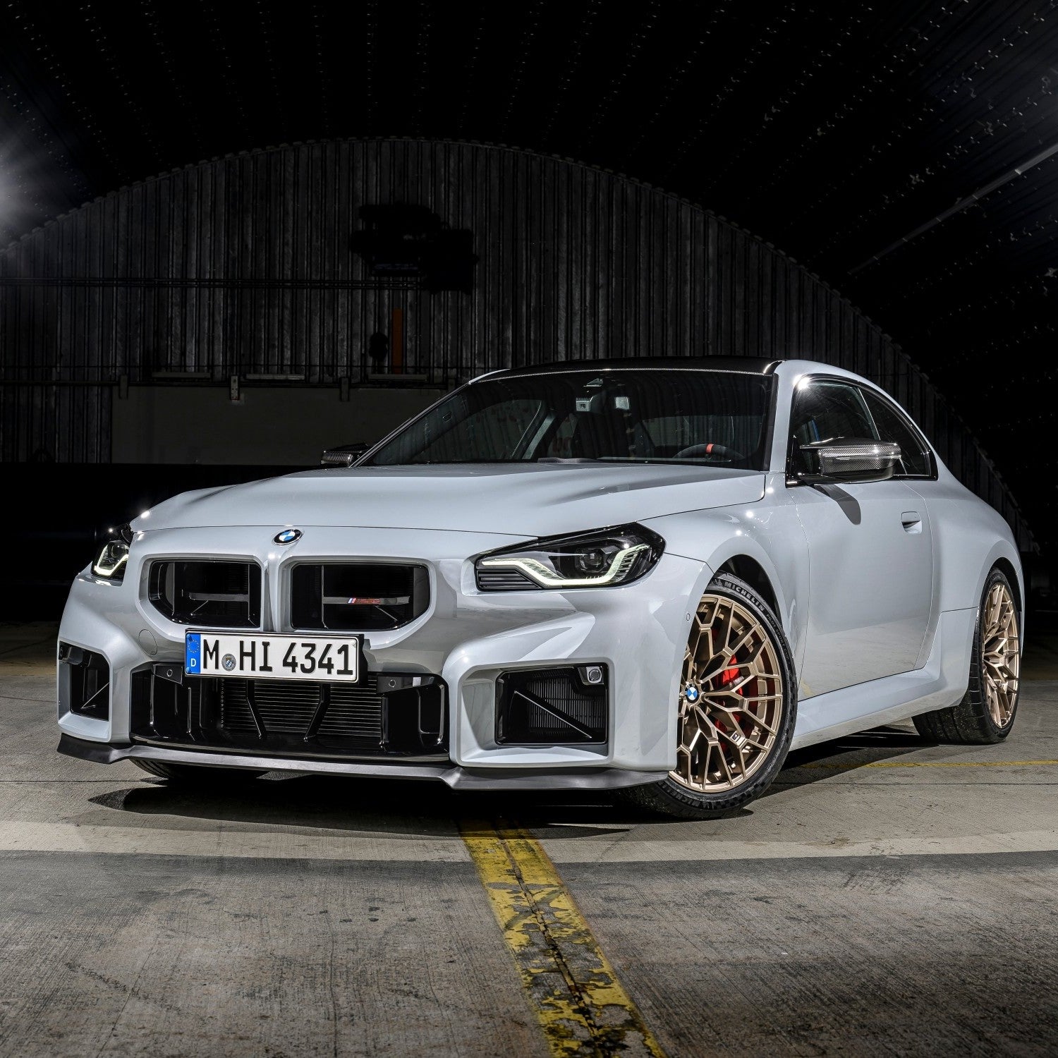 CS Style Carbon Fiber Front Grille - BMW G87 M2