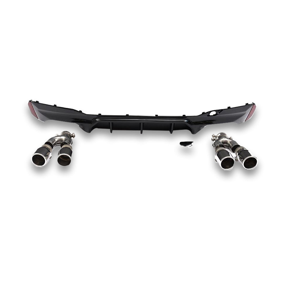 PP Rear Diffuser w/ Exhaust tips - BMW G30 / G38 5 Series