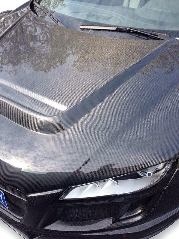 PPI Style Carbon Fiber Front Hood - Audi R8 V10 GEN 1