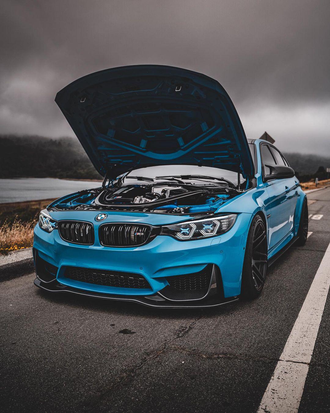 PSM Style Carbon Fiber Front Lip - BMW F80 M3 & F82/F83 M4