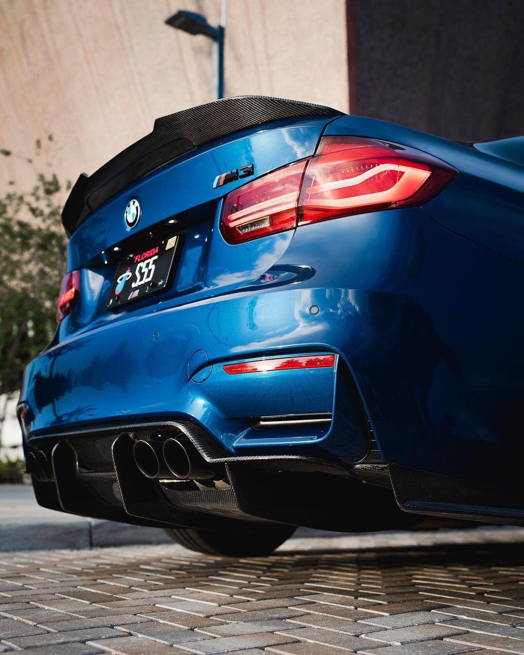 PSM Style Carbon Fiber Rear Diffuser - BMW F80 M3 & F82/F83 M4